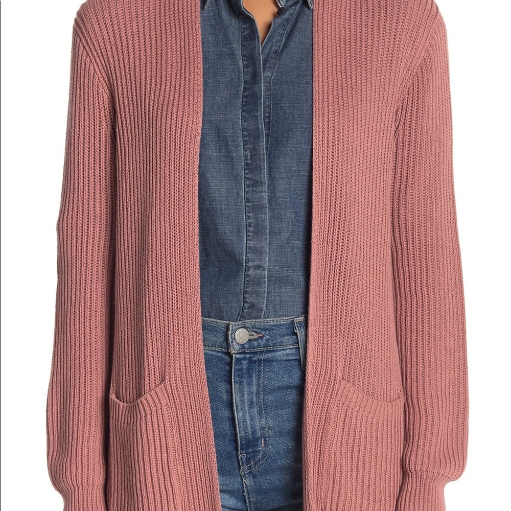 Mauve Madewell Nolan knitted cardigan